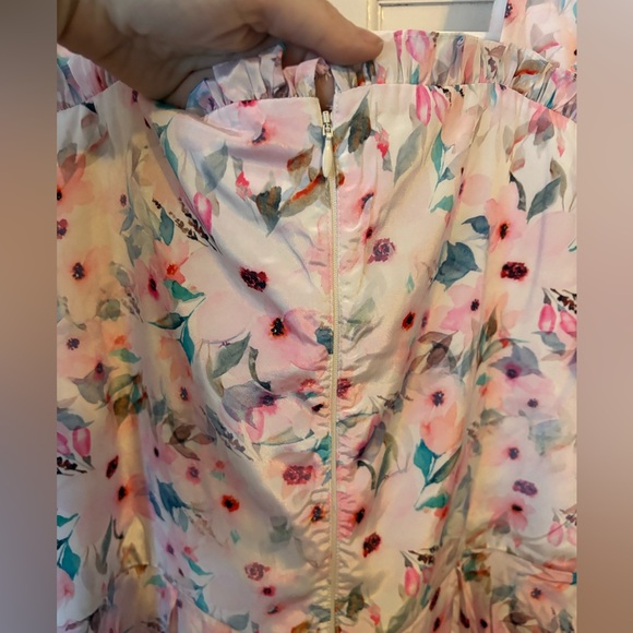 Ivy City Co. Dolly Floral Dress, Size 1X - Pink Flowers Princess Picnic Spring - Picture 9 of 16
